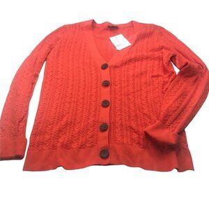 Talbots Women's Sweater Size Small Orange New With Tags